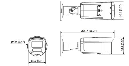 Уличная IP-видеокамера 4Мп HikVision DS-2CD2T47G2H-LI (4 мм) с технологиями ColorVu и AcuSense