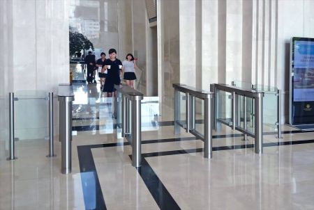 Распашной двухпроходной турникет Cominfo EasyGate SG 1000 650мм Распашной двухпроходной турникет Cominfo EasyGate SG 1000 650мм