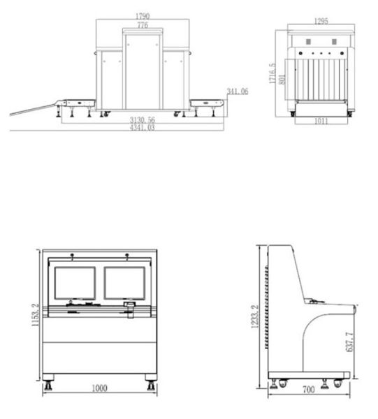 Рентгено-телевизионный интроскоп HikVision NP-SC10080M-S
