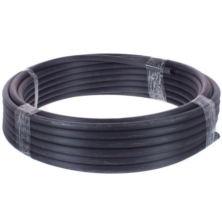 Труба гладкая жесткая ПНД D16 (чёрный), 25 м
