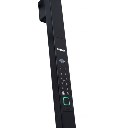 Электронный биометрический замок Sanyo D500 Tuya с видеонаблюдением, ручка-штанга