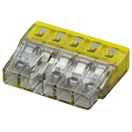 Клеммная колодка 5-проводная WAGO 2273-245 с пастой (20 штук)