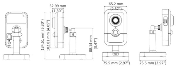 Компактная IP-камера 2Мп HiWatch IPC-C022-G0 (4 мм) с PIR-датчиком и микрофоном Компактная IP-камера 2Мп HiWatch IPC-C022-G0 (4 мм) с PIR-датчиком и микрофоном