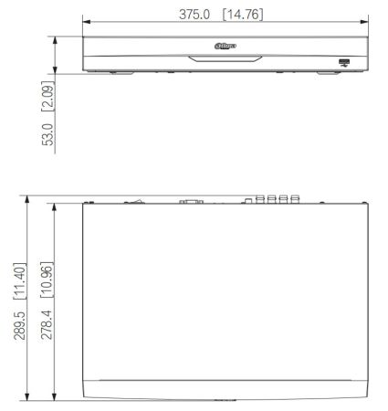 8-канальный HDCVI-видеорегистратор 4K Dahua DH-XVR5208AN-4KL-I3 с распознаванием лиц