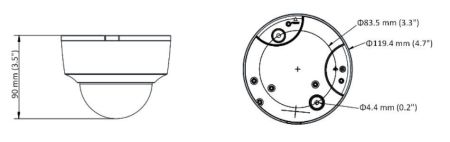 Антивандальная IP-видеокамера 8Мп HikVision DS-2CD2185G0-IMS (6 мм) с HDMI выходом
