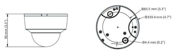 Антивандальная IP-видеокамера 8Мп HikVision DS-2CD2185G0-IMS (6 мм) с HDMI выходом
