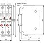 Устройство защиты от импульсных перенапряжений Тахион УЗП2-220К/LN-PE/20