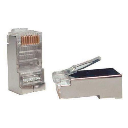 Коннектор RJ-45 для витой пары ЛЮ-КНР-45.Ф5e.10, FTP, Кат.5e (100 шт.)