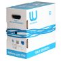Кабель витая пара экранированный F/UTP ЛЮ-КСО-5e.4.10ВН/FRHF.12К3, внутренний