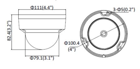 Антивандальная IP-камера 4Мп HikVision DS-2CD2143G0-IS (6 мм)