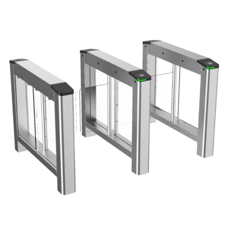 Боковой модуль распашного турникета HikVision DS-K3B220LX-L/Dp65 (левый), со створкой