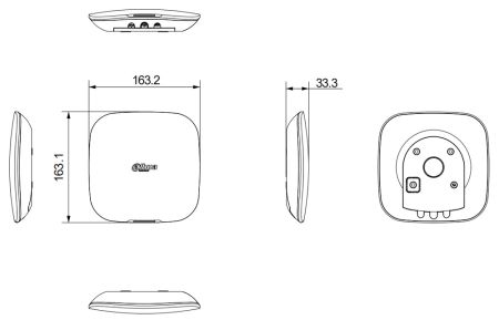 Контроллер охранной сигнализации Dahua DHI-ARC3000H-W2(868)