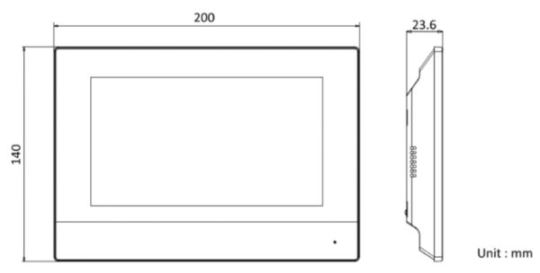 Комплект IP-видеодомофона HiWatch DS-D100IKWF (вызывная панель + монитор)