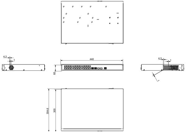 PoE-коммутатор 24-портовый Dahua DH-S4228-24GT-240, гигабитный, управляемый