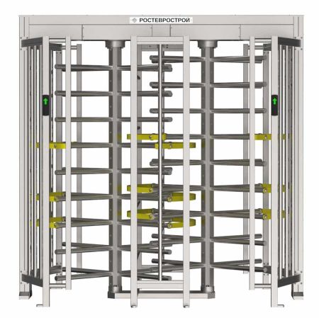 Турникет-шлюз уличный полноростовой двухпроходной Ростов-Дон ПР2Ш/4М2 НЕРЖ