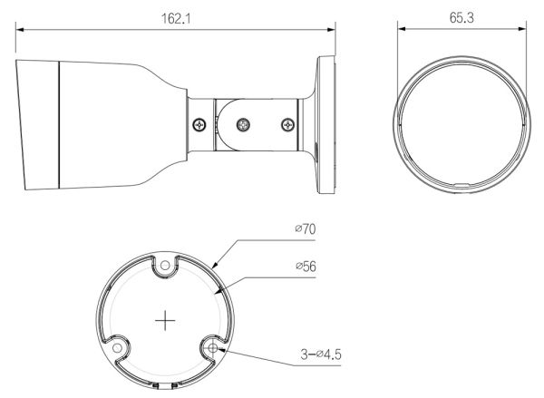 IP-видеокамера уличная 2Мп Dahua DH-IPC-HFW1239SP-A-LED-0280B-S5