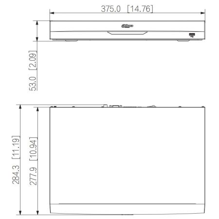 IP-видеорегистратор 16Мп 32-канальный WizSense Dahua DHI-NVR4232-EI