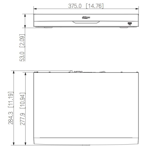 IP-видеорегистратор 16Мп 32-канальный WizSense Dahua DHI-NVR4232-EI