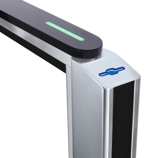 Турникет распашной PERCo ST-11M «Скоростной проход» с картоприемником, крышками из искусственного камня и створками 300 мм, высотой 1300 мм