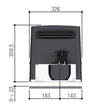 Комплект автоматики для откатных ворот Came BKS18AGS combo KIT (BKS18AGS KIT)