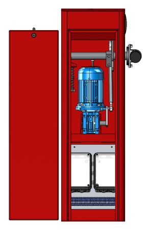 Тумба шлагбаума Фантом F3MA с обогревателем, для скоростного шлагбаума Миг-3 Арктик