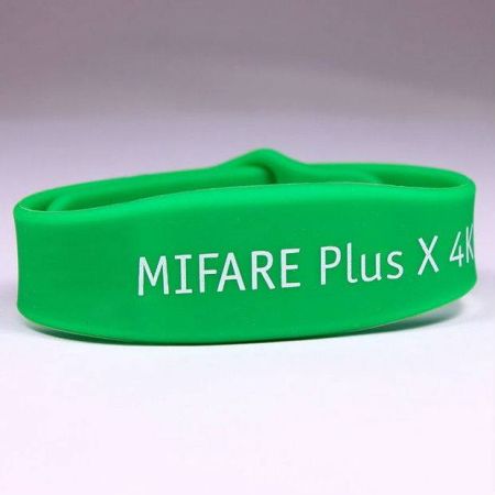 Силиконовый RFID-браслет Mifare Plus SE 1K, 4/7 byte UID (и Classic SL1) (жен./дет.)