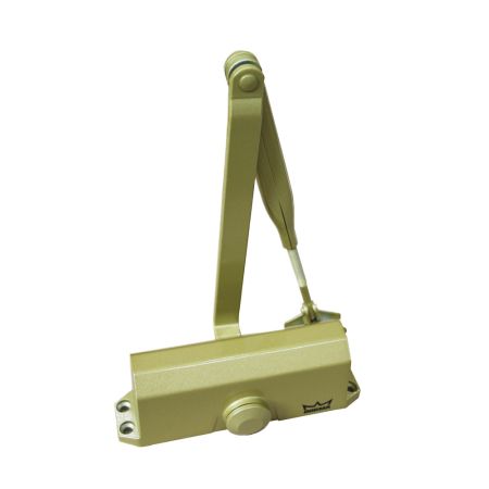 Доводчик дверной dormakaba TS77 EN4 c рычагом ФОП, серебро