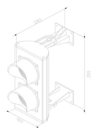 Светофор светодиодный Came C0000710.2, 230 В