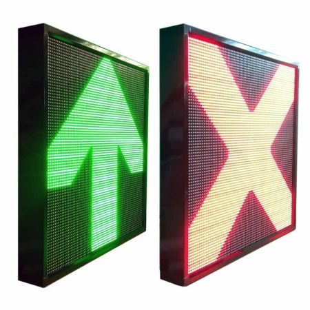 Светодиодный односекционный светофор Инфопаркинг ИС-Р4/8Q8/220/MATRIX (Р4/220/MATRIX), 640 мм