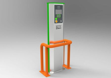 Въездная стойка ParkStyle PS-E3 (на профиле) на картах