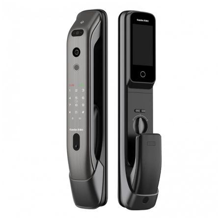 Биометрический электронный замок Kaadas K20 Pro Max Black с распознаванием лица и функцией видеодомофона