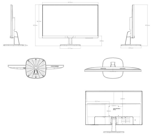 Монитор 27" HikVision DS-D5027FN