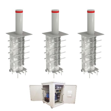 Блокиратор автоматический выдвижной Came HBD 275H900, 3 болларда