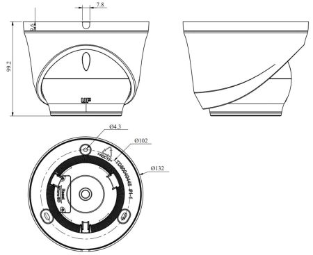 IP-видеокамера 5Мп RVi-1NCE5359 (2.7-13.5) с варифокальным объективом