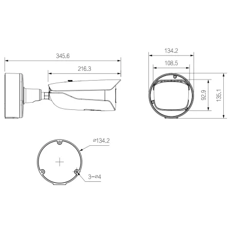 IP-видеокамера уличная 4Мп Dahua DH-IPC-HFW7442HP-Z-X