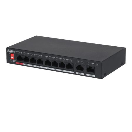 Неуправляемый 8-портовый PoE коммутатор Dahua DH-PFS3008-8ET-60