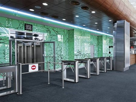 Стационарное ограждение PERCo BH02 (1425мм) с заполнением