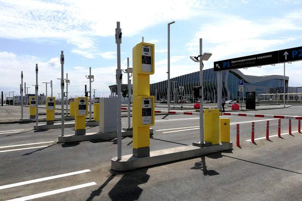 Въездная стойка двухуровневая АП-ПРО 01- 2У Комфорт с мягкими билетами (термолента)