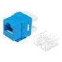 Модуль коммутационный ЛЮ-МКС-6.8К25, тип Keystone 180°, UTP, кат.6, синий