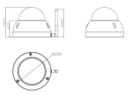 Скоростная сетевая PTZ видеокамера 2Мп Dahua DH-SD22204DB-GNY-W c оптическим 4x увеличением и Wi-Fi