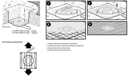 Электромеханический боллард BFT STOPPY MBB/ DACOTA 220/500 из нерж. стали с подсветкой Электромеханический боллард BFT STOPPY MBB/ DACOTA 220/500 из нерж. стали с подсветкой