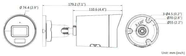 Уличная IP-камера Hikvision DS-2CD2023G2-IU(D) (4 мм) с технологией AcuSense Уличная IP-камера Hikvision DS-2CD2023G2-IU(D) (4 мм) с технологией AcuSense