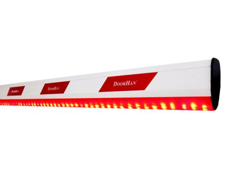 Стрела алюминиевая DoorHan Boom-5-LED c подсветкой для шлагбаума Barrier-5000
