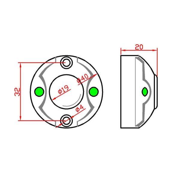 Кнопка выхода накладная PUSHka