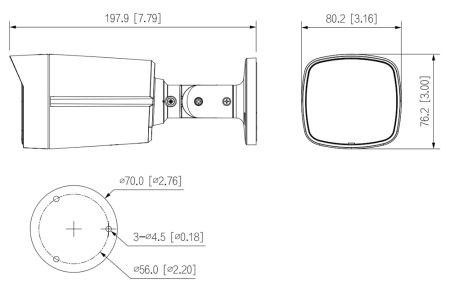 IP-видеокамера уличная 4Мп Dahua DH-IPC-HFW2449TLP-S-PV-0360B с ИИ и активным сдерживанием