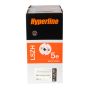 Кабель витая пара неэкранированный Hyperline UUTP4-C5E-S24-IN-LSZH-GY-305