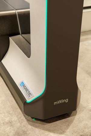 Распашной турникет Magnetic mWing с закаленными створками 900 мм