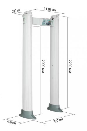Арочный металлодетектор уличный Блокпост РС X 1200 MK Арочный металлодетектор уличный Блокпост РС X 1200 MK