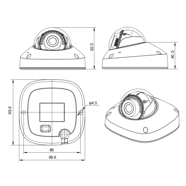 IP-видеокамера 5Мп RVi-2NCF5368 (2.8) IP-видеокамера 5Мп RVi-2NCF5368 (2.8)