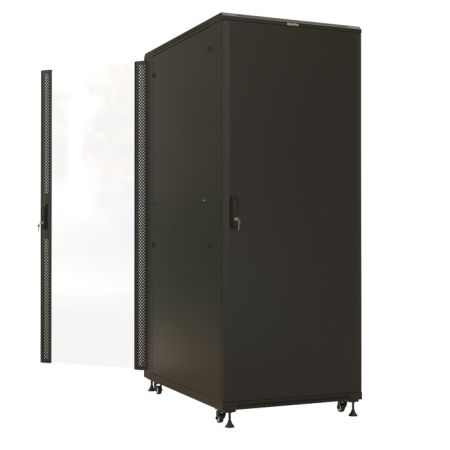 Шкаф напольный Hyperline TTBR-4281-AS-RAL9004, 19", 42U